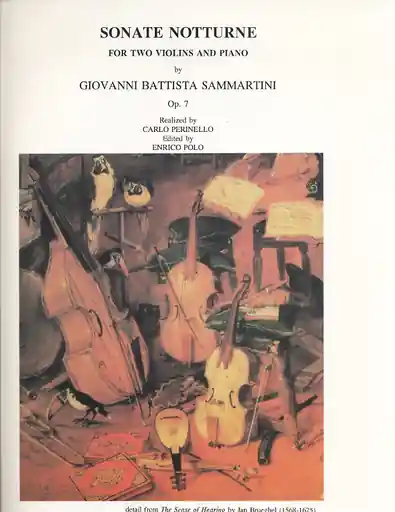 Free Returns Sammartini, G.B.: Sonate Notturne Op.7 (2 violins & piano)