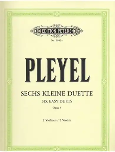 Pleyel, I.: Six Little Duos for Two Violins Op. 8 Mega Sale