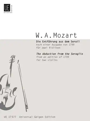 One Day Deal Mozart, W.A. (Kovacic): Abduction from the Seraglio (2 violins)