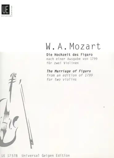 Mozart, W.A. (Kovacic): The Marriage of Figaro (2 violins) Universal Edition Express Delivery