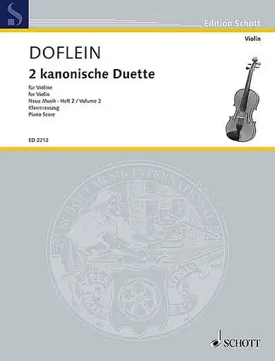 Hindemith, P.: Canonic Recital Pieces and Variations (2 violins) Markdown