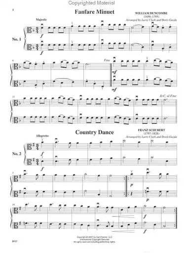Clark, Larry & Doris Gazda: Progressive Duets, Vol. 1 Easy to Medium (2 violas) Budget