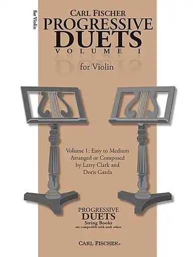 Clark & Gazda: Progressive Duets, Vol.1 - Easy to Medium (2 violins) Certified