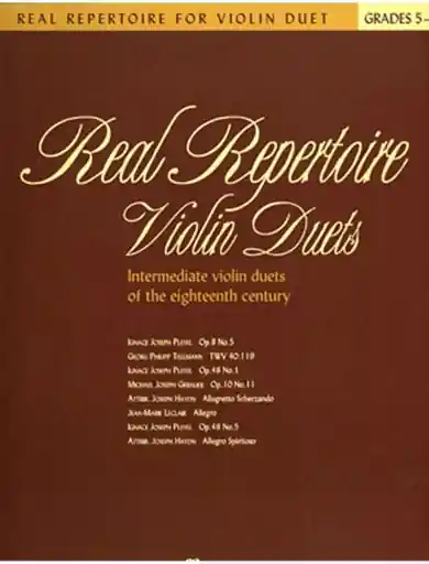 Cohen, M.: Real Repertoire Violin Duets - Intermediate violin duets of the 18th century (two violins) Low Price