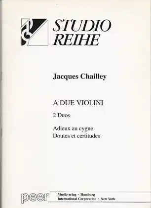 Chailley, J.: 2 Duos (two violins) Crafted