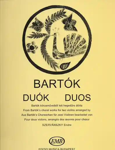 Bartok, B. (Szervanszky): Duos from Bartok's Choral Works (two violins) Cheap