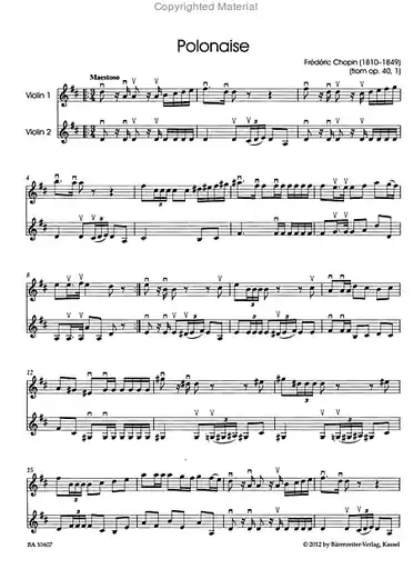 Best Price Bodunov, V.: Violin Classics for two Violins (two violins) Barenreiter