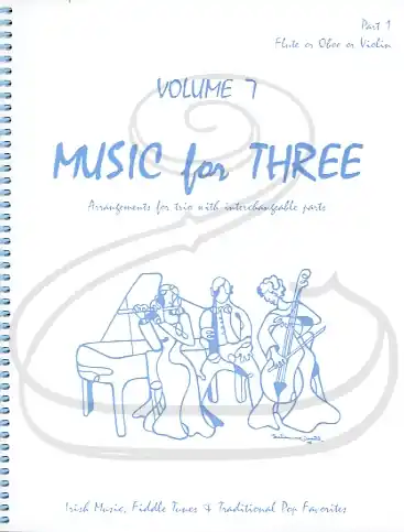 Fresh Stock Kelley: Music for Three, Vol.7, Part 1 - Irish Music, Fiddle Tunes, & Traditional Pop Favorites (violin/flute/oboe) Last Resort