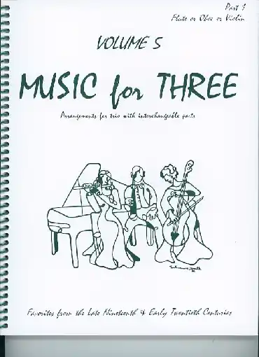Crafted Kelley, Daniel: Music for Three Vol.5 Late 19th-Early 20th Century (violin 1)