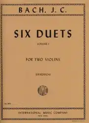 Bach, J.C. (Friedrich): Six Duets, Volume I (two violins) IMC Instant Buy
