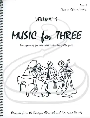 New Release Kelley: Music for Three, Vol.1, Part 1 - Favorites from the Baroque, Classical & Romantic Periods (violin/flute/oboe) Last Resort