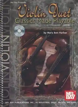 Harbar, Mary Ann: Violin Duet-Classics Made Playable (2 violins, CD) Special Discount
