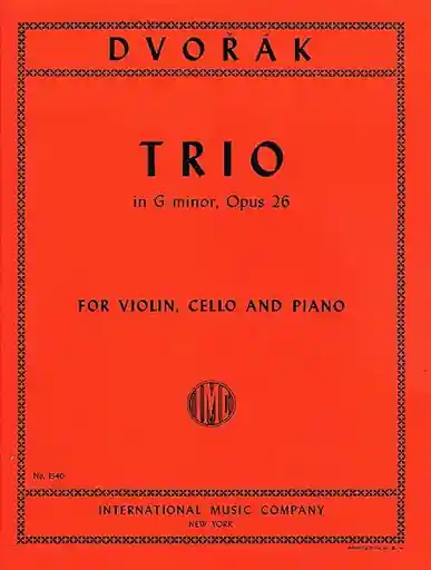 Dvorak, Antonin: Piano Trio Op.26 (violin, cello, piano) Last Chance
