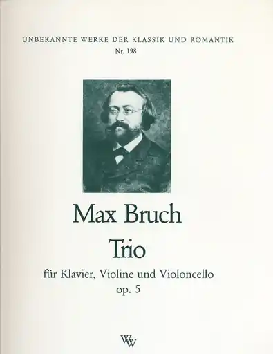 High Quality Bruch, Max: Trio in C minor Op.5 (violin, Cello, Piano)