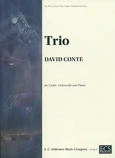 Weekend Sale Conte, David: Trio for Violin, Cello &Piano