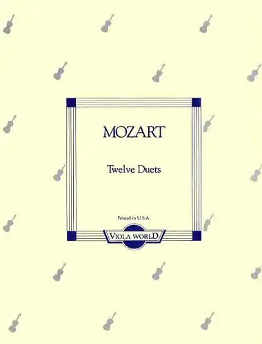 Premium Mozart, W.A. (Arnold): 12 Duets (2 violas)