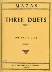 Last Chance Mazas, J.F.: Three Duets Op.71 (2 Violas)