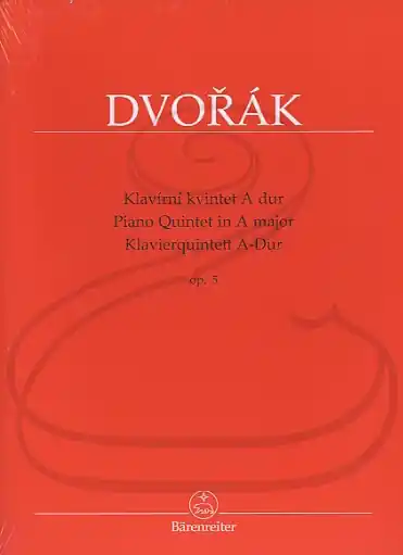 Dvorak (Burghauser/Solc): (Score/Parts) Piano Quintet in A Major, Op.5 (piano quintet) Barenreiter Markdown