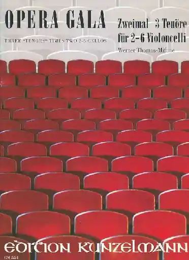Thomas-Mifune: Opera Gala (2-6 cellos) Crafted