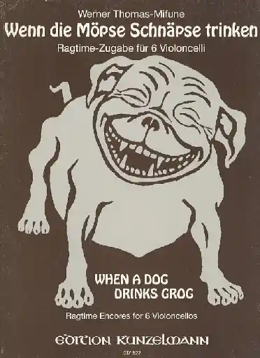 Thomas-Mifune: When a Dog Drinks Grog (narrator & 6 cellos) Free Delivery