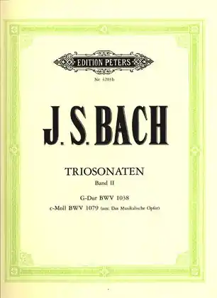 Limited Edition Bach, J.S.: Trio Sonatas Vol.2 (2 violins, piano, cello) PETERS