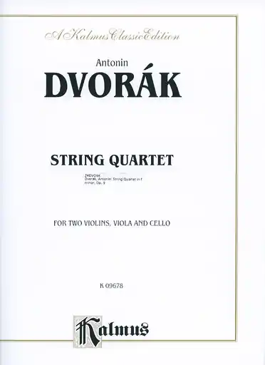 Dvorak, Antonin: String Quartet in f minor, Op. 9 Certified