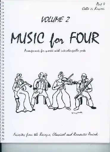 Kelley, Daniel: Music for Four Vol.2 Favorites from the Baroque, Classical & Romantic Periods (cello) Shop Now