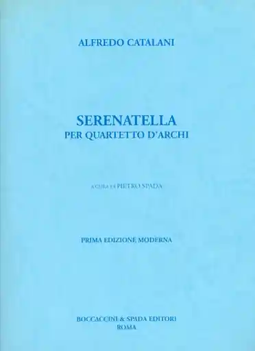 Catalani, Alfredo: Serenatella (string quartet) Wholesale