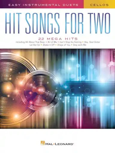 Worldwide Shipping Hal Leonard (Deneff): (collection) Hit Songs for Two -ARRANGED (2 cellos) Hal Leonard