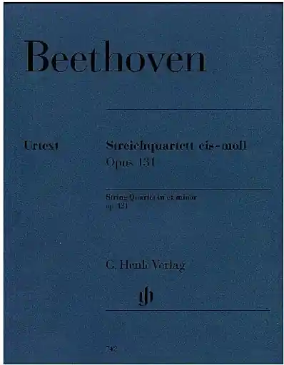 Beethoven, L.van: String Quartet in A minor, Op. 132, urtext (2 violin, viola, and cello) Free Returns
