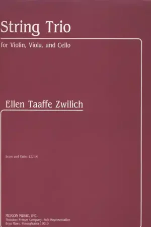 Zwilich, Ellen Taaffe: String Trio for Violin, Viola and Cello, score & parts Crafted