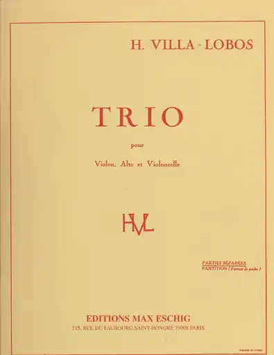 Cheap Villa-Lobos: Trio (violin, Viola, Cello)