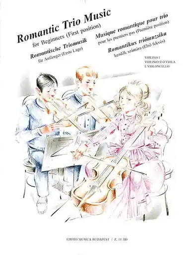 Pejtsik: Romantic Trio Music for Beginners (2 violins/cello or violin/viola/cello) score & parts, Edito Musica Budapest Mega Sale