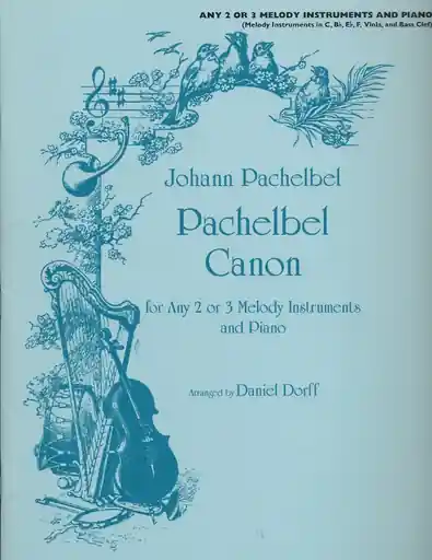 Flash Sale Pachelbel, Johann (Dorff): Canon (2 or 3 melody instruments in C, Bb, Eb, F, viola, bass)