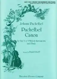 Pachelbel, Johann (Dorff): Canon (2 or 3 melody instruments in C, bb, eb, f, Viola, bass) Mega Sale