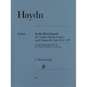 Haydn, F.J.: Six Divertimenti (violin, viola, and cello) One Day Deal