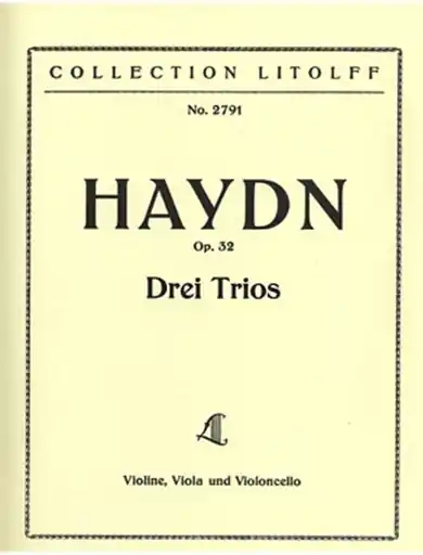 Haydn, F.J.: 3 Easy Trios, Op. 32 Hob.XI74,75,76 (violin, viola and cello) Factory Price