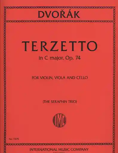 Dvorak, Antonin (Seraphin Trio): Terzetto Op.74 (violin, viola, cello) Today Only