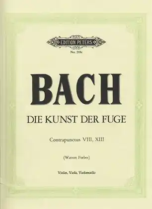 Bach, J.S. (Forbes): Art of Fugue-2 Fugues (violin, viola, cello) Crafted