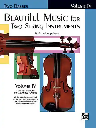 Flash Sale Applebaum, S.: Beautiful Music for Two String Instruments, Book 4 (2 basses)