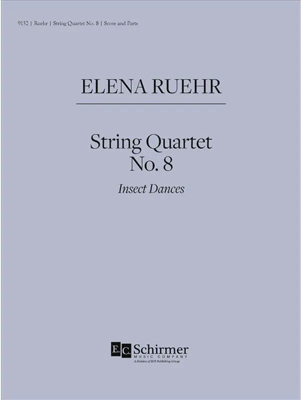 Ruehr: String Quartet No. 8 Insect Dances (string quartet) EC SCHIRMER | Metzler Violins Weekend Sale
