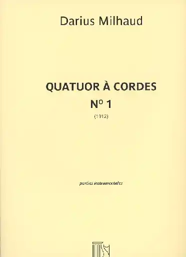 Budget Milhaud, Darius: String Quartet No. 1, Op. 5 (parts)