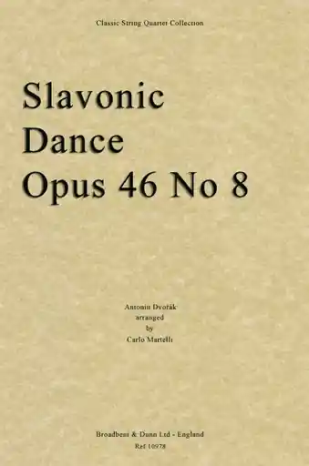 One Day Deal Dvorak, A, (Martelli): Slavonic Dance Op. 46 No.1 (string quartet)