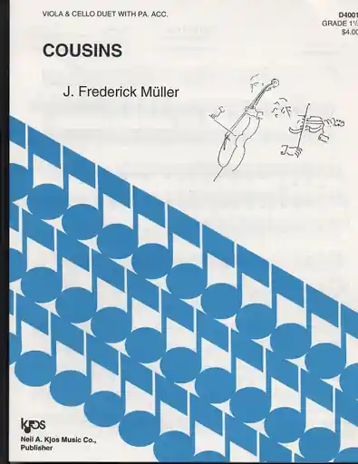Certified Muller, J. Frederick: Cousins (Viola, Cello & piano)