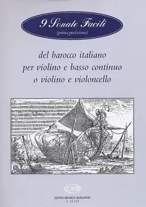 Pejtsik (ed): 9 Sonate Facili del Barocco Italiano (violin & cello)(violin & piano), Edito Musica Budapest Reduced Price