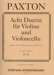 Paxton, Stephen: Eight Duets for Violin and Cello Book 2 (#5-8) Express Delivery