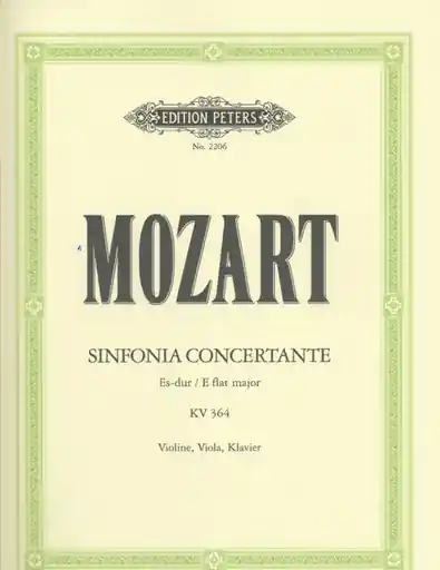 Best Seller Mozart, W.A.: Sinfonia Concertante in Eb Major, K.364 (violin, viola, and piano)