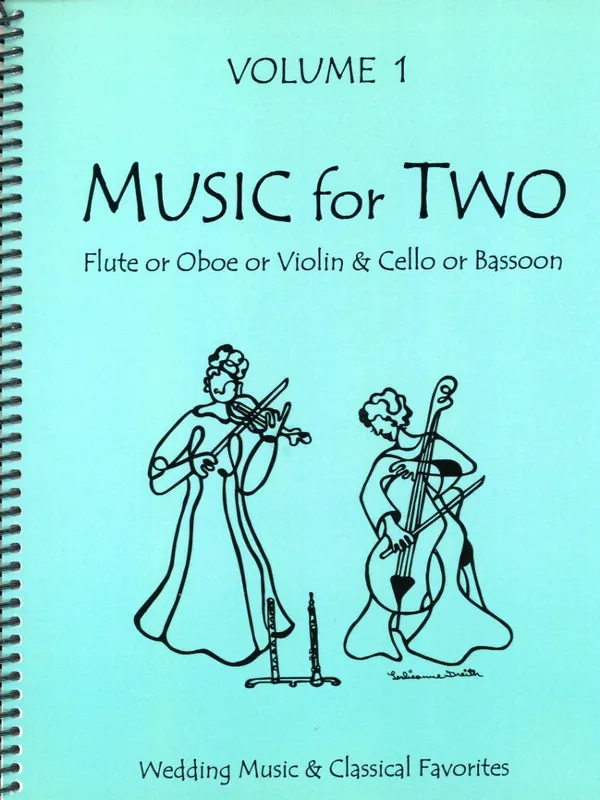 Kelley: (collection) Music for Two, Vol. 1 (violin/flute/oboe & cello/bassoon) Last Resort Free Returns