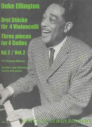 Price Drop Ellington (Thomas-Mifune): 3 Pieces for 4 Cellos-score & parts