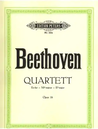 Beethoven, L. van: Piano Quartet in Eb op.16 (violin, viola, cello, piano) High Quality